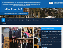 Tablet Screenshot of mikefreer.com